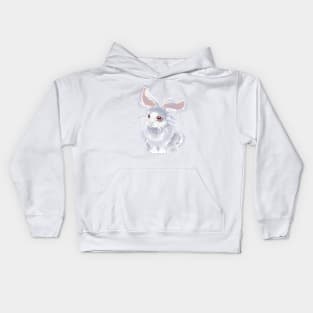 Magic white rabbit ( Bunny ) Kids Hoodie